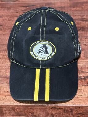 Arizona Diamondbacks Hat Cap Black Strapback Adjustable NASCAR Nextel Series Men